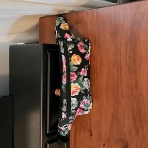 Floral Print Canvas Fanny Pack/ Belt Bag